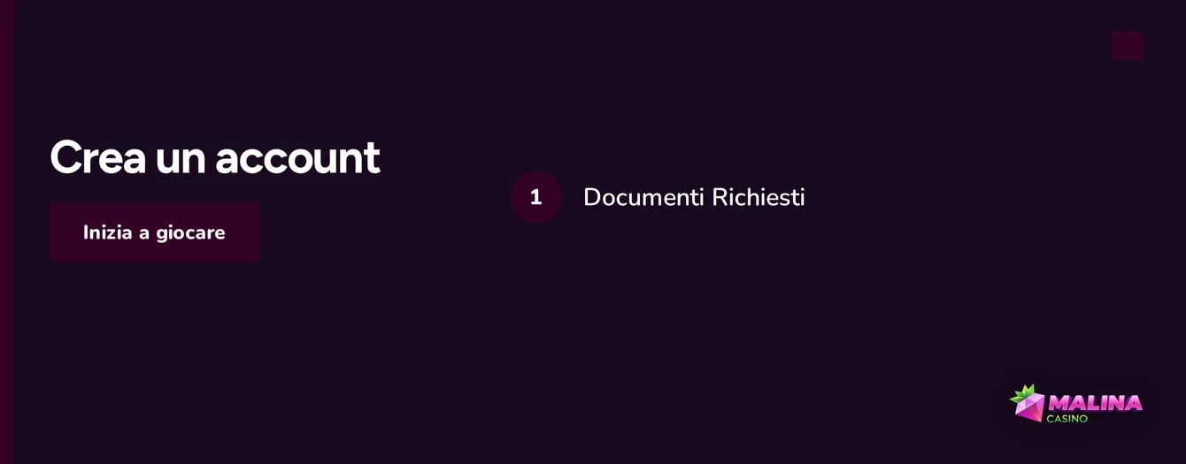 Scopri documenti apertura account